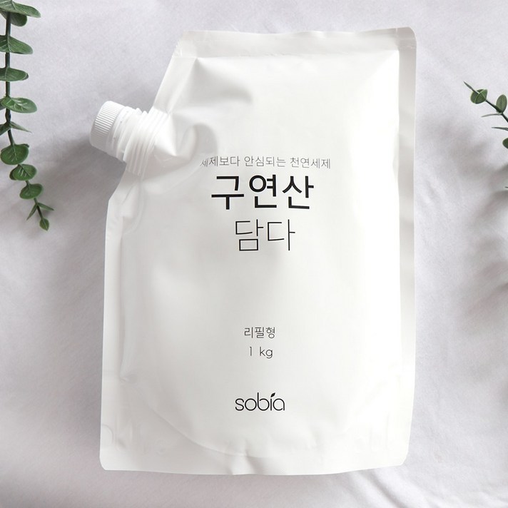  소비아 구연산 담다 세제, 1kg, 1개 