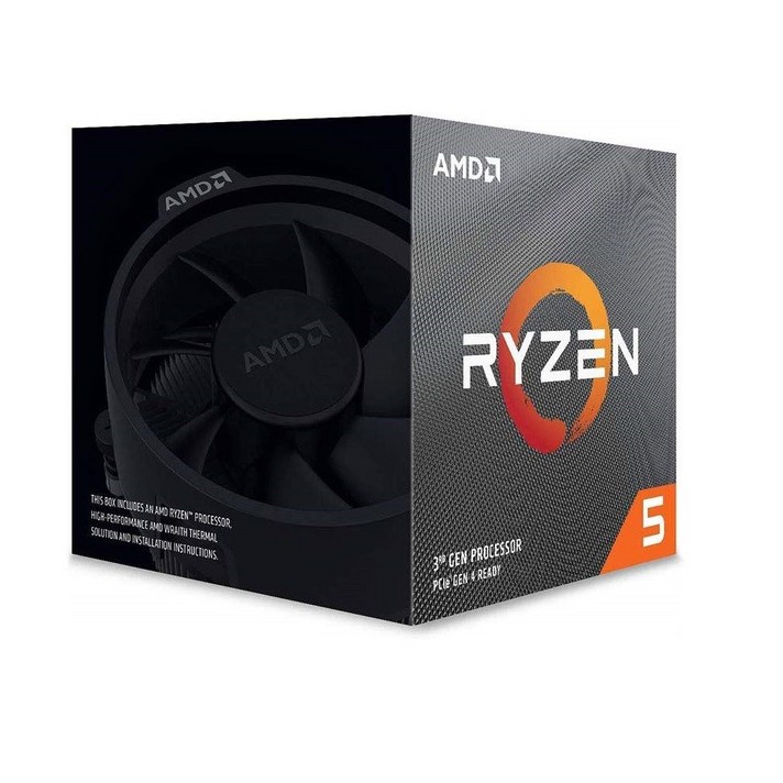 AMD 100-100000022BOX Ryzen 5 3600X 6-Core 3.8 GHz (4.4 Max Boost) Socket AM4 95W 12-Thread Unlocked Desktop Processor with Wraith Spire Cooler