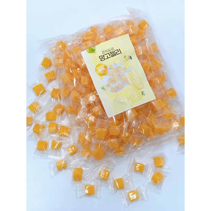  [RN컴퍼니] 애플 망고젤리 디저트 간식 1kg, 1개 