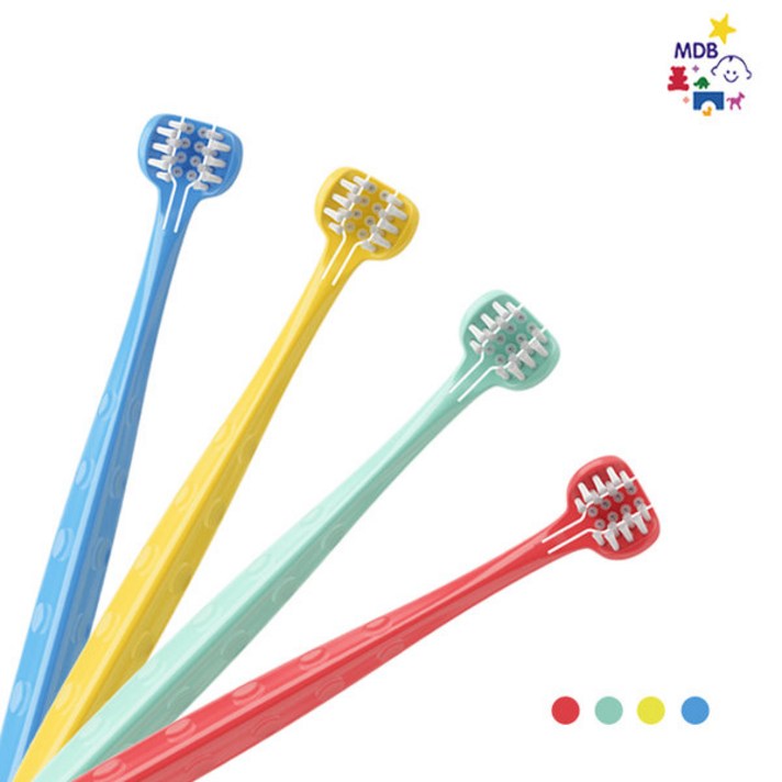 MDB 3D 어린이 칫솔, 1개, MDB 3D 어린이칫솔 (노랑), 1개