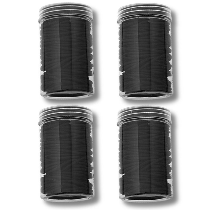 곰지홈 기본 검정머리끈 400개 1세트