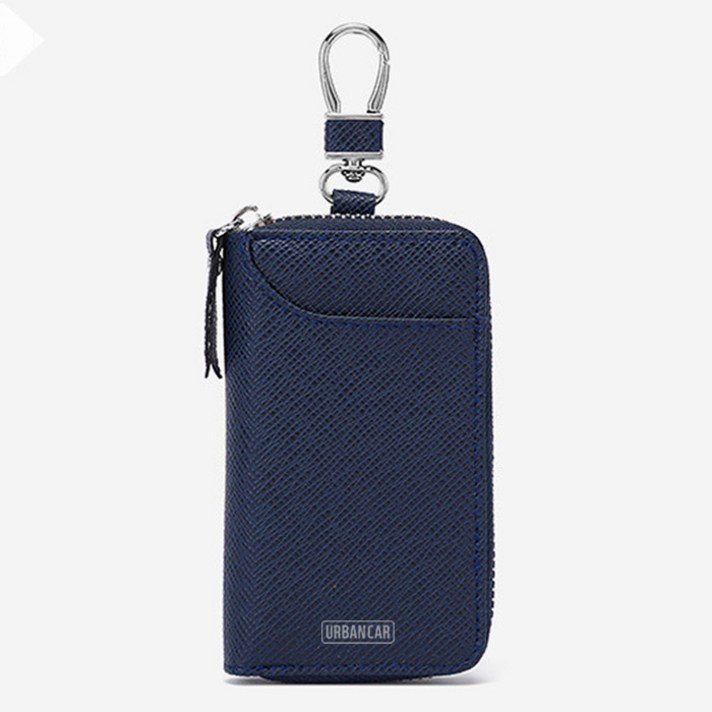 어반카 차량용 모던 키홀더 카드 키지갑, 브라운