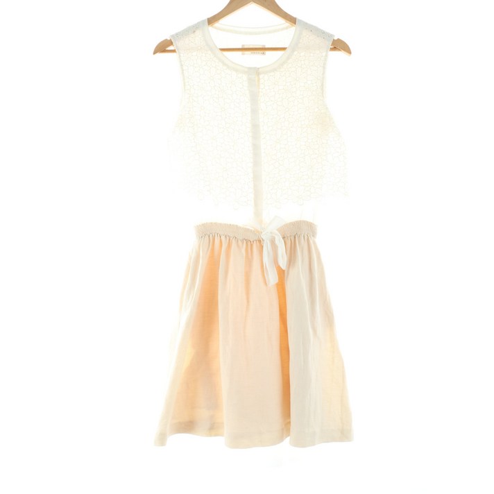 WS브랜드빈티지 드레스 원피스 레니본 린넨 마