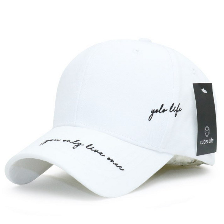 베이직엠 남성 여성 볼캡 Yolo life