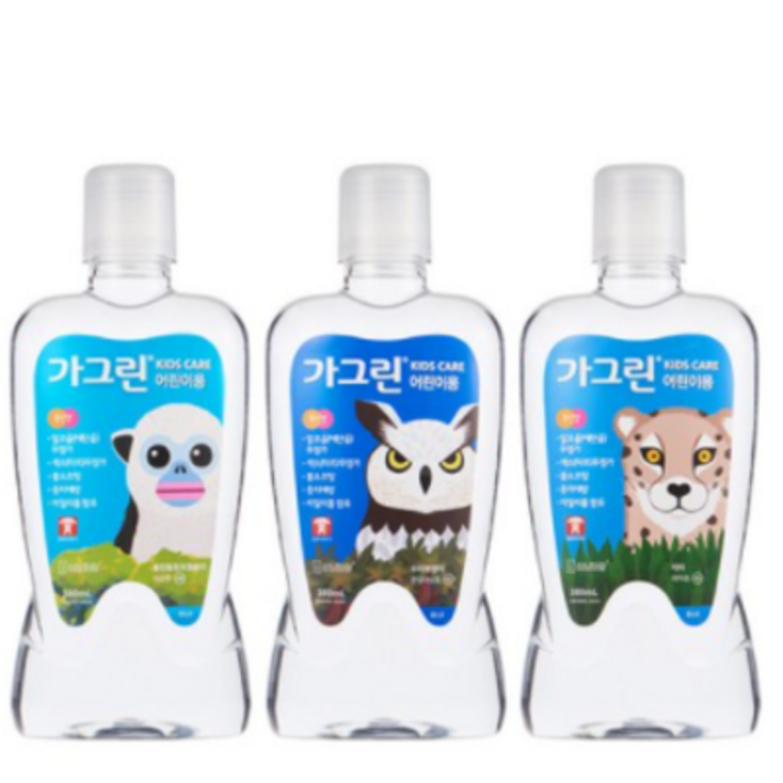 가그린 어린이용 가글액 풍선껌향, 380ml, 29개
