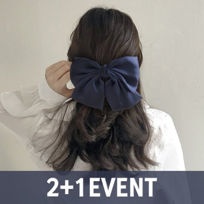 바투 2+1 쉬폰 왕리본핀