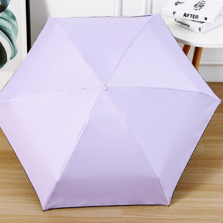 ARDECO 초경량 핸드폰사이즈 튼튼한 UV 암막 5단 우양산 우산 겸용