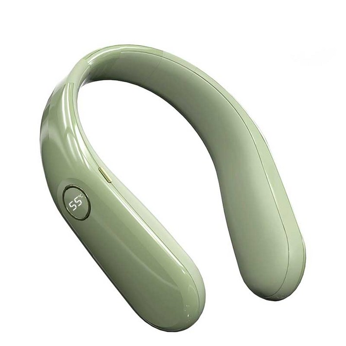 2021년 최신 고품격 휴대용 넥 워머 넥온풍기 목찜질기 효도선물 뒷목발열 온열기/전기발열/목난로/손난로/발열목도리/무료배송/가격비교필수, 그린