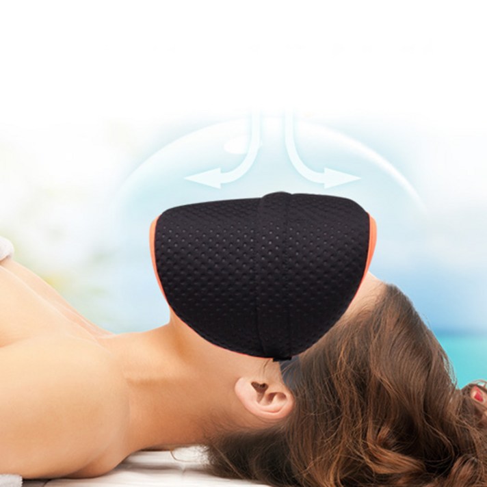 타지마 태닝 안대 자외선 차단 얼굴 가리개, 핑크