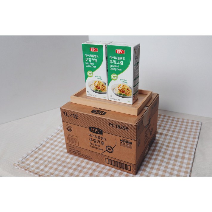 RPC 데어리블랜드 쿠킹크림 1L X 12EA 1박스 (아이스박스 + 아이스팩 무료제공)