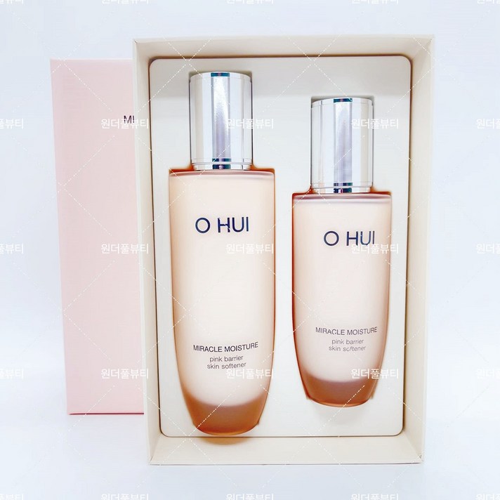 오휘 미라클 모이스처 핑크 베리어 스킨 소프너 2종스페셜 세트150ml100ml