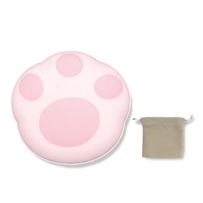 단미 고양이 휴대용 USB 충전식 손난로 5000mAh 보조배터리, 핑크, CAT PAW