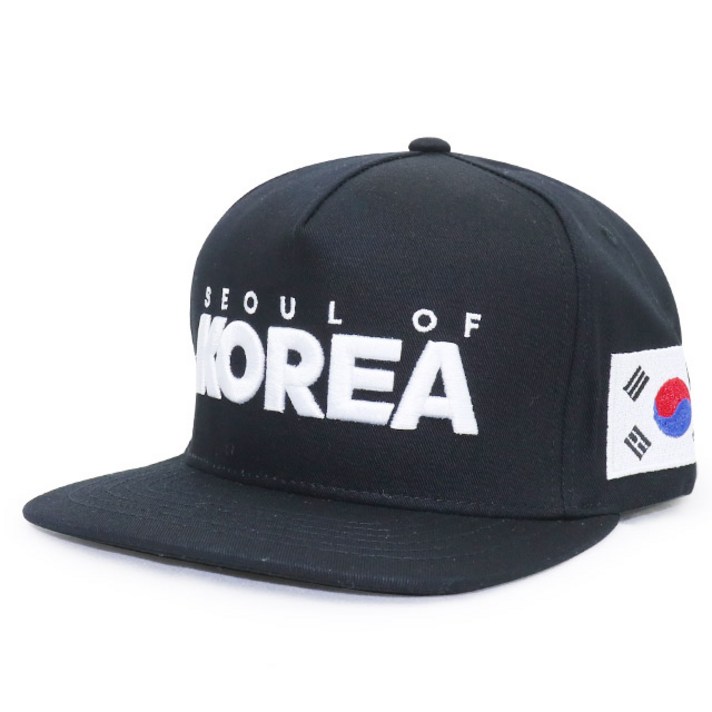 베이직엠 남성여성 스냅백 Seoul 자수