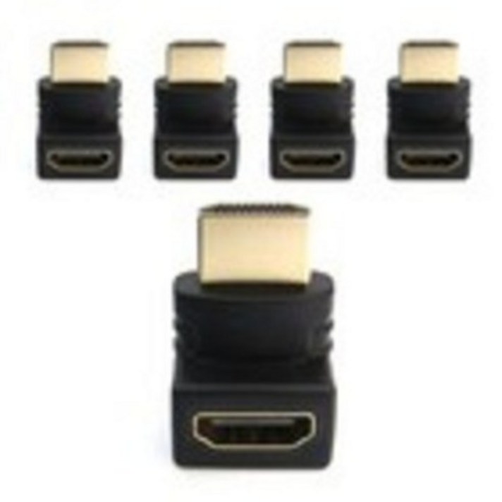 마하링크 HDMI to FM 상향 90도 꺽임 젠더 5p, ML-HG02