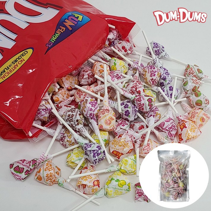코스트코 덤덤 롤리팝스 580g 대략 100개입 수입 막대사탕, 1팩