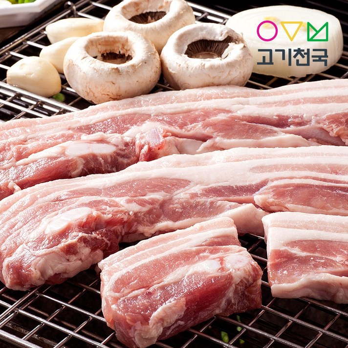  (고기천국) 삼겹살(바베큐용) 400g [단품], 1개 