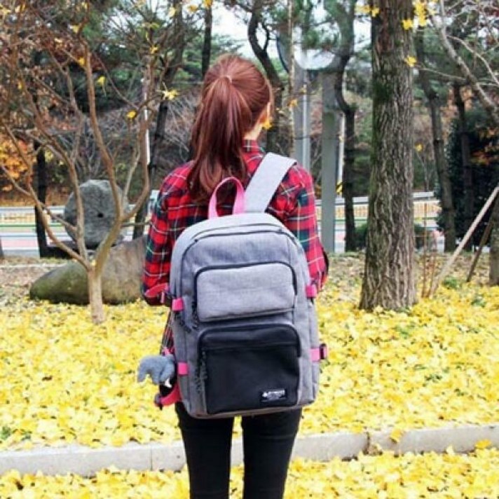 아트박스/바이모스 맥시멈백팩5탄 - 그레이/핑크