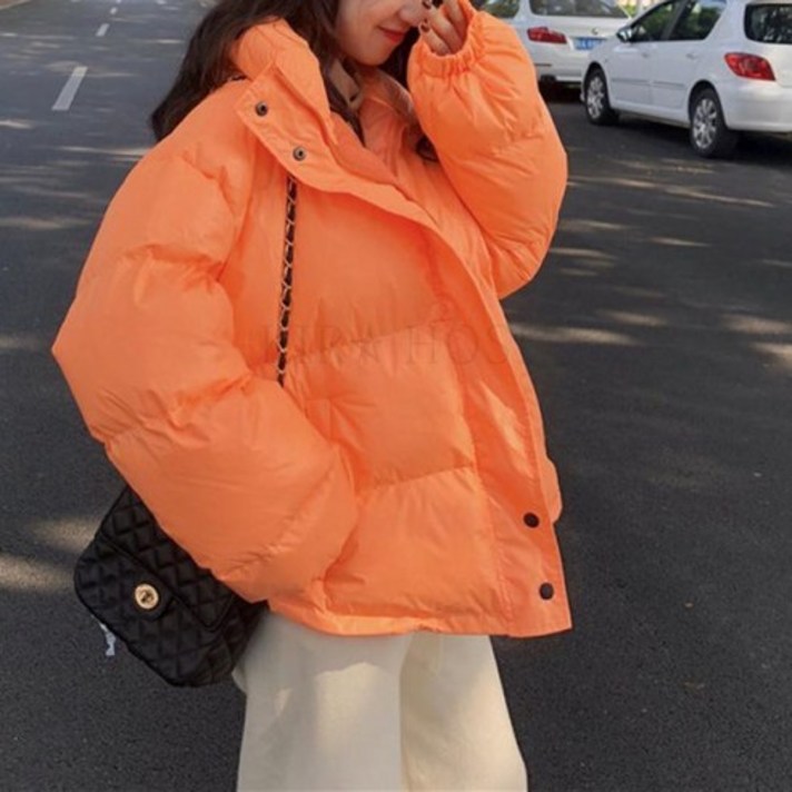 kirahosi 캐주얼 여성 숏 패딩 점퍼 야상 아우터 추동 패션 219호+ 덧신 증정 P3u5cck
