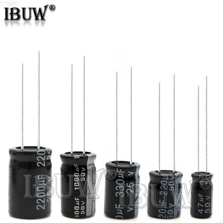 전해 커패시터 6.3V 16V 25V 35V 50V 63V 200V 400V 450V 10UF 22UF 47UF 100UF 220UF 470UF 1000UF 0.1UF 0.22UF