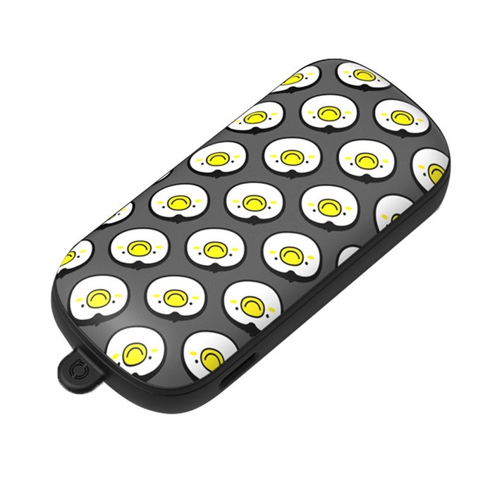 ANZOO WARM 충전식 휴대용 보조배터리 손난로, IHW-52L, 블랙