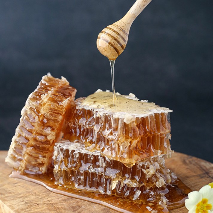 자연 그대로 벌꿀집 벌집꿀, 벌집꿀300g 간편팩