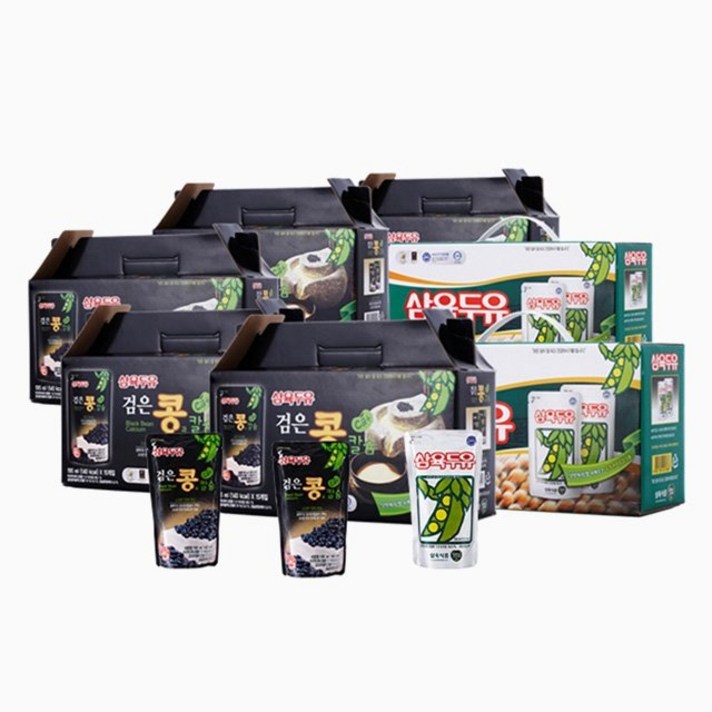 삼육 검은콩과 칼슘 + 삼육두유 (총 105팩), 삼육 검은콩과칼슘두유 105팩세트