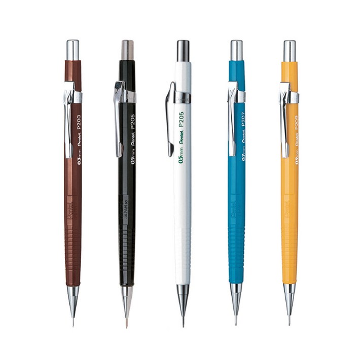 펜텔 Pentel 제도샤프 0.3 0.5 0.7 0.9 mm, 0.5mm(블랙바디)