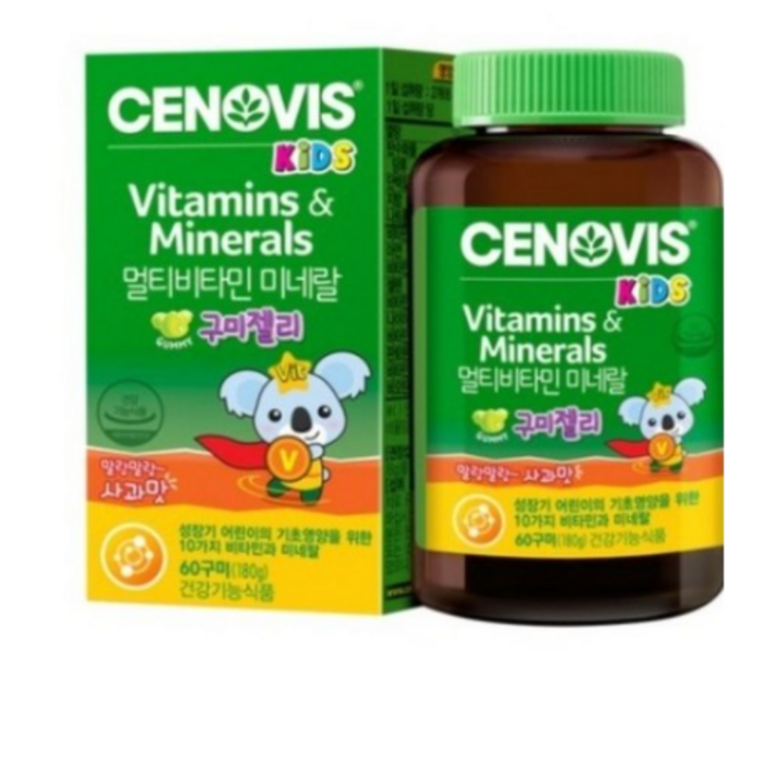 세노비스 키즈 멀티비타민 미네랄 구미젤리, 60정, 2개