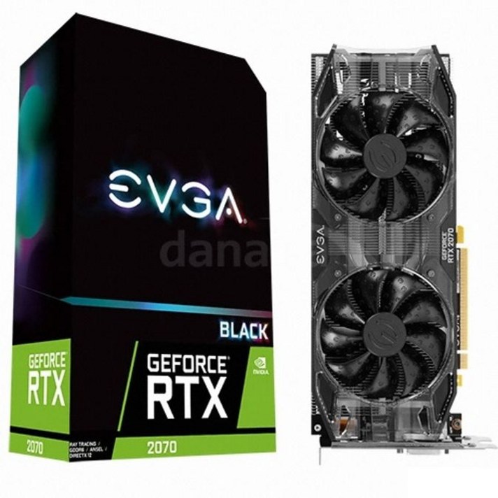 지포스 RTX 2070 Black GAMING D6 8GB gtx1660슈퍼/1660super/그랙픽카드/gtx1060/rtx2070super/rtx2060super/rx580/rx570/그래픽카드rtx2060/rx570, 단일 모델명/품번