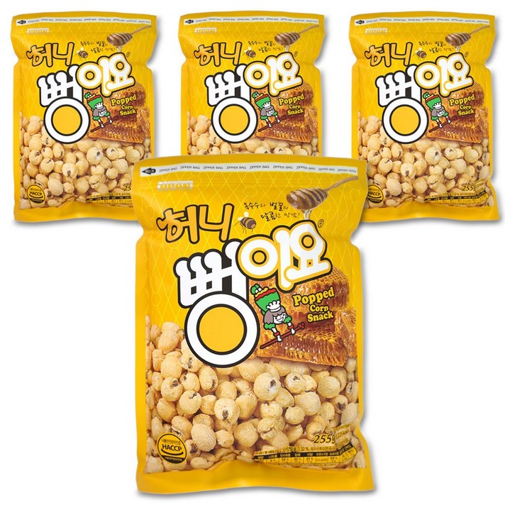 허니 뻥이요, 255g, 4개입