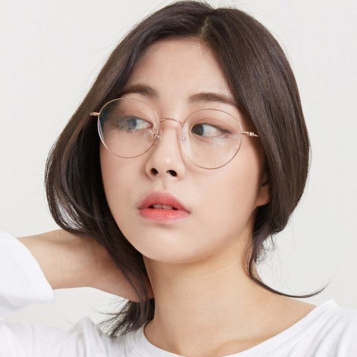 명품 블루라이트 차단 안경 남자 여자 패션 동글이 안경테