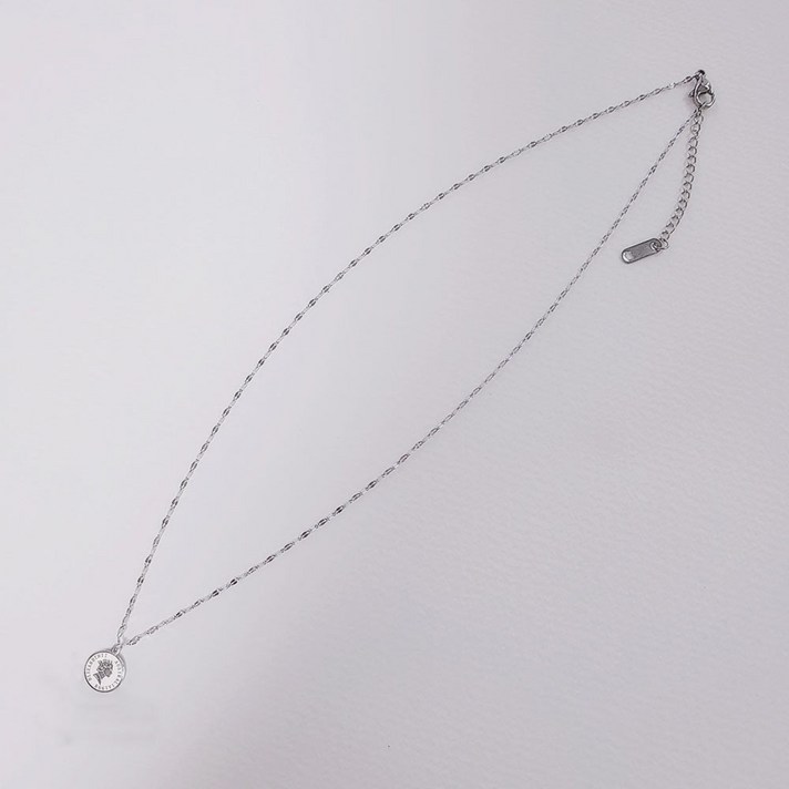 노이드비 써지컬스틸 심플 데일리 코인목걸이 8종