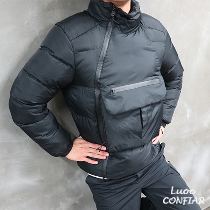 콘피아르 앞주머니 아노락 긴팔패딩