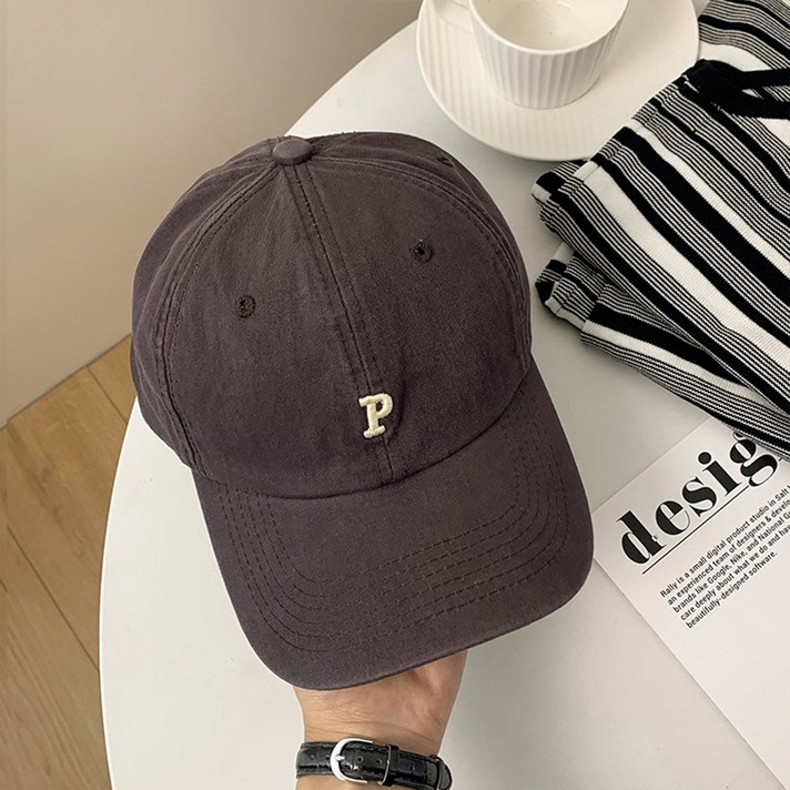 지젤 심플 P 포인트 스탠다드 볼캡