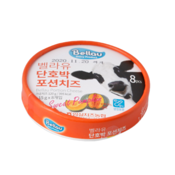 임실치즈 [무료배송]임실치즈 포션치즈 단호박 8pX15g (총120g), 120g, 1개