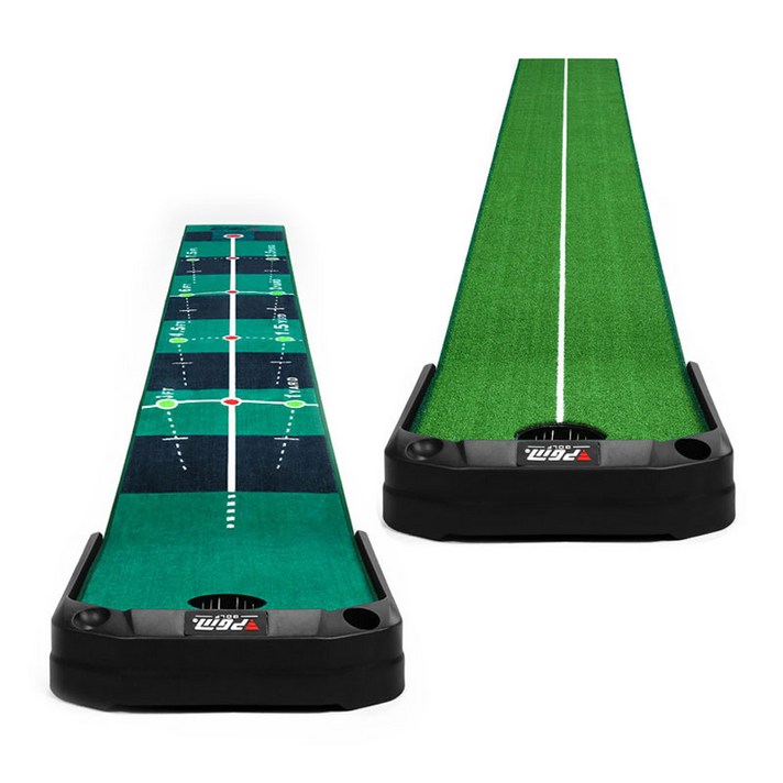 피지엠코리아 골프 실내 잔디 벨벳 퍼팅연습기 매트 전동 자동리턴 공속도 퍼트연습, 벨벳구속9