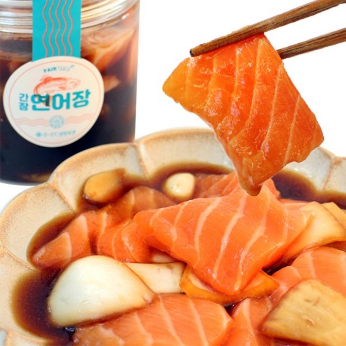 페어테이블 3+1 연어장 300g 노르웨이생연어, 300ml, 단품