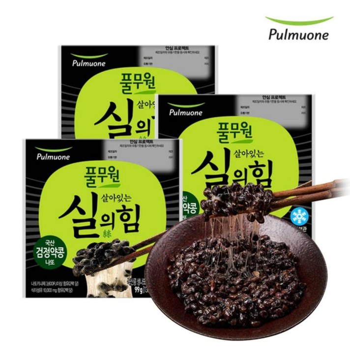 풀무원 살아있는 실의 힘 검정약콩 나또 40팩, 기타, 기타