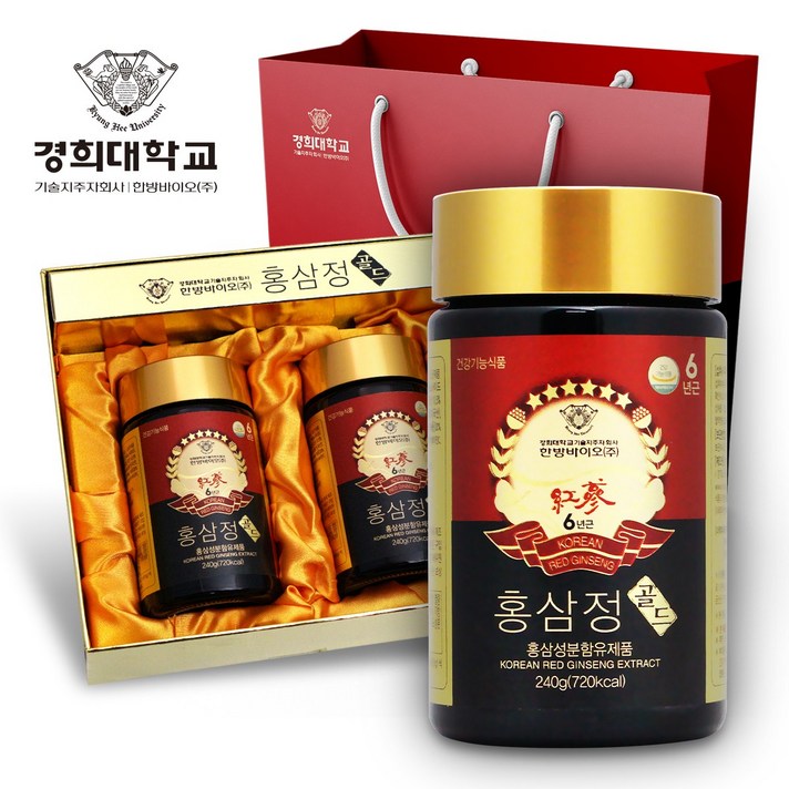 경희대학교 홍삼정 골드 240g 2병 1세트