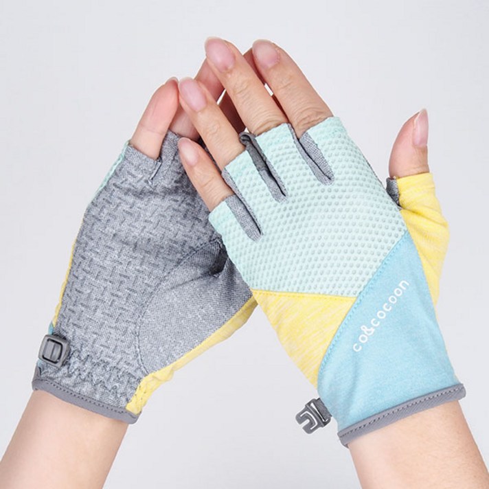 코앤코쿤 스포츠 S.S시즌 반장갑 자전거 싸이클 조깅 운전, 블루