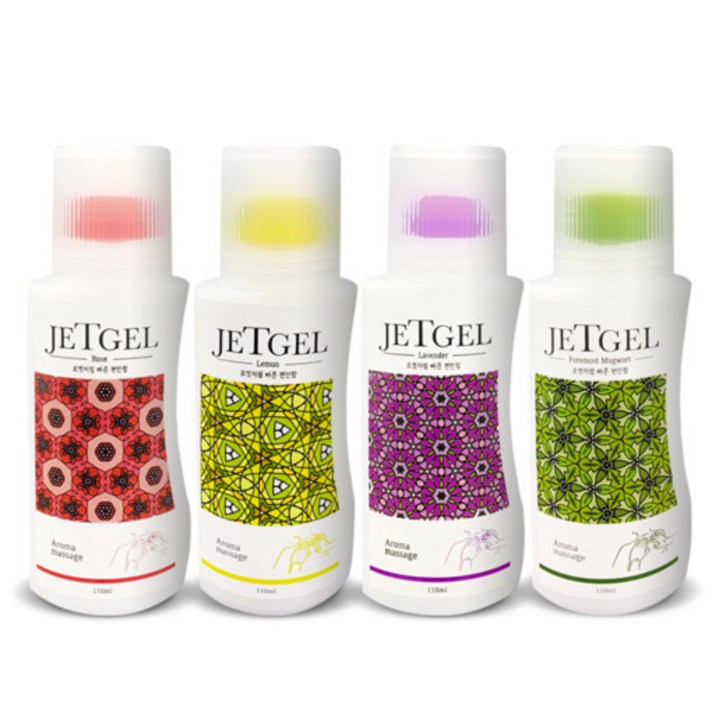 제트겔 아로마 마시지 젤 쿨링 바르는 롤러 겔 레몬110ml, 1