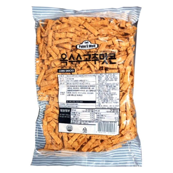 광일식품 옥수수 고추맛콘 1kgx4봉지
