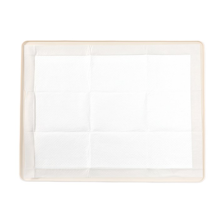 하이포 반려동물 논슬립 실리콘 배변매트 특대형, 1개, 베이지