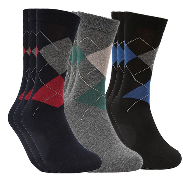 모르망 남성용 빅사이즈 정장양말 9족