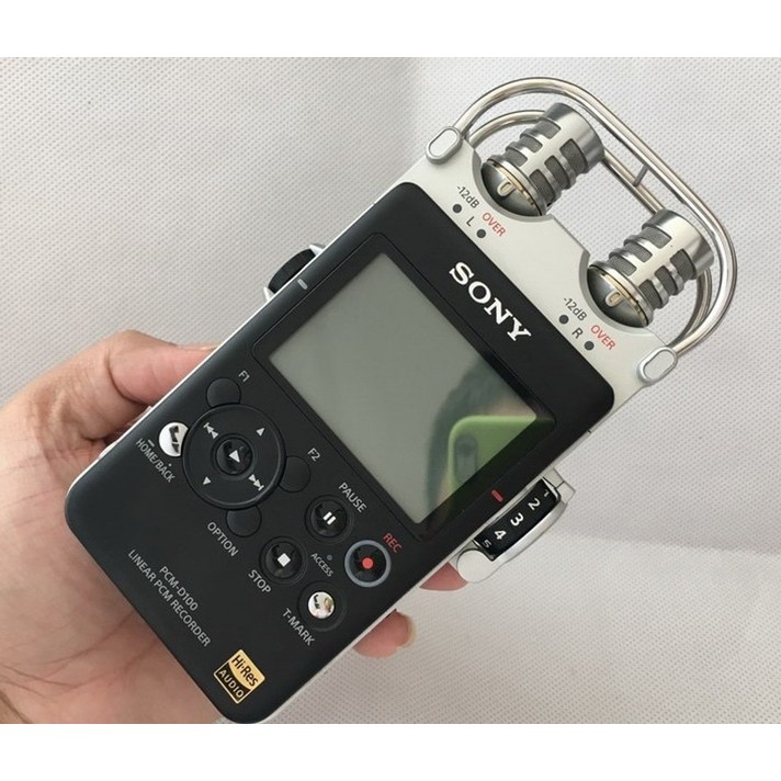 소형 녹음기 중고 Sony PCM-D100 휴대용 고해상도 오디오음성 작동 알바생 필수품, 32GB