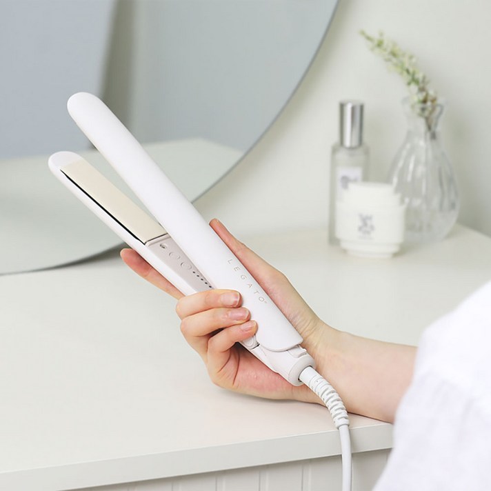  비비앤제이 미니 세라믹 판고데기 다운펌 볼륨 매직기 hair styler, 레가토 고데기 