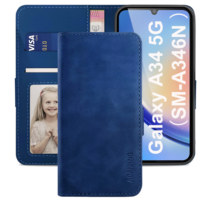 삼성 갤럭시 S22 플러스 울트라 5G 지갑형 카드수납 다이어리 휴대폰리 케이스 S22 plus ultra Leather wallet case 적용지문인식 보호필름 증정 풀세트