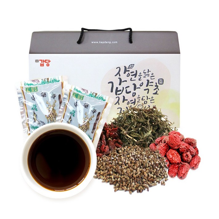 갑당 (액상차) 인진쑥 구기자 결명자 30팩(110mlX30) 인진쑥 구기자 결명자 대추 함유, 1개