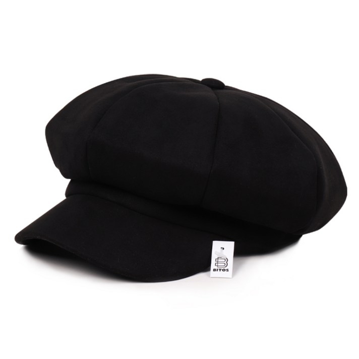 비토스 벨로아 원단 베이직 빵모자 팔각모