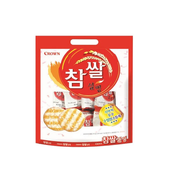 크라운 참쌀설병, 270g, 10개